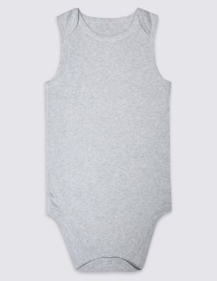 Pure Cotton Sleeveless Bodysuit &#40;3-16 Years&#41;